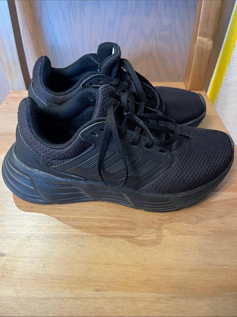 adidas Women's Black Athletic Lace-Up Trainers
